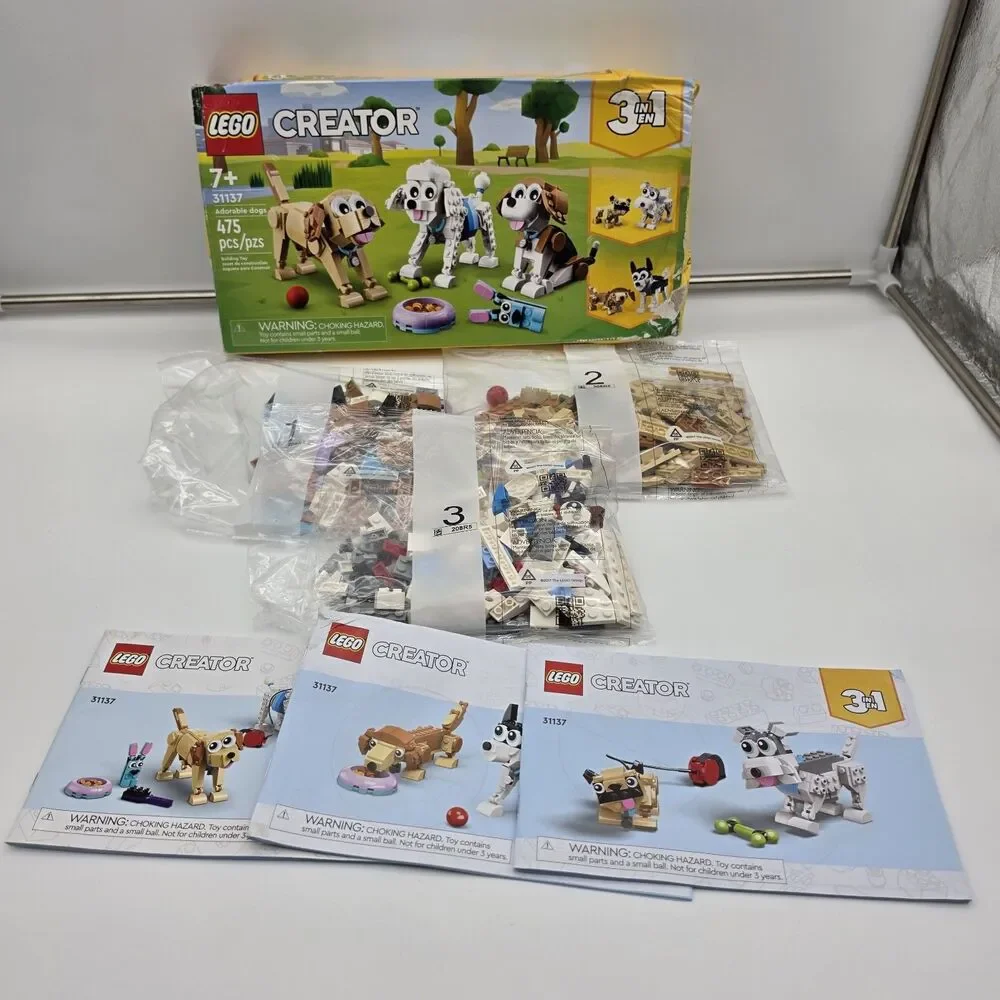 LEGO Creator Adorable Dogs (31137) 3-in-1 Complete Set